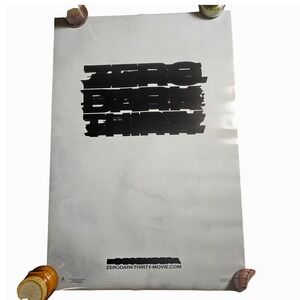 Zero Dark Thirty 2012 Original Advance Movie Poster 27x40 Jessica Chastain D/S